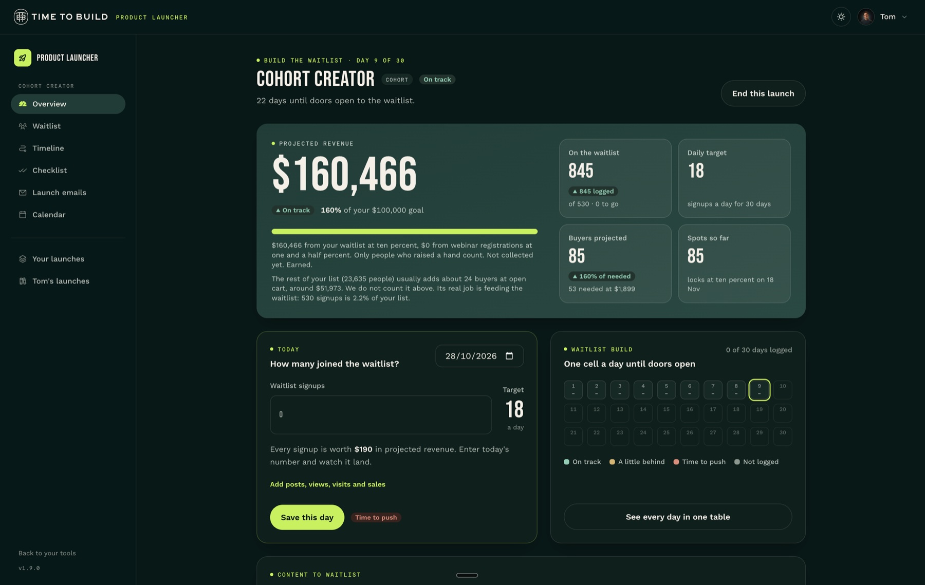 Product Launcher